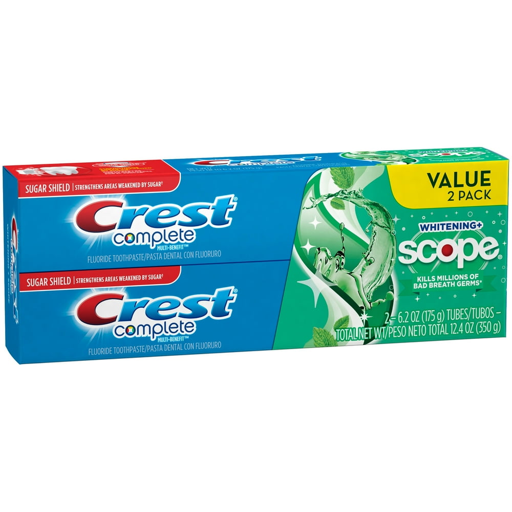 Crest Complete Whitening + Scope Minty Fresh Striped Toothpaste, 6.2 oz