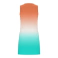 thumbnail image 7 of Summer Dresses For Women 2026 Maxi Summer Dress Women's Summer Fashion Printing Sleeveless V-Neck Dress Orange XL, 7 of 7