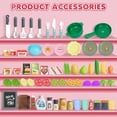thumbnail image 6 of Valessati Kids Kitchen Playset with Steam, Lights, Sounds & Sink, 63 Pieces, Pink, 6 of 10