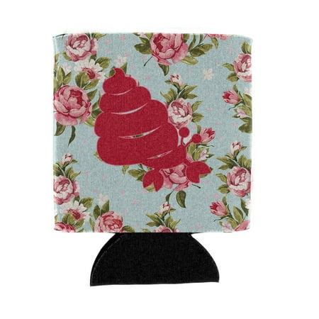 

Caroline s Treasures BB1092-RS-BU-CC Hermit Crab Shabby Chic Blue Roses BB1092 Can or Bottle Hugger Blue Can Hugger