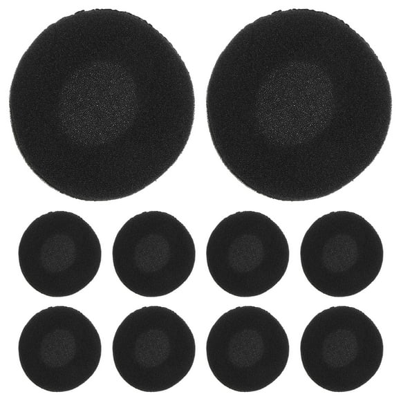 SHISUYAN 5 Pairs Earpads, 40mm Ear Pad Cushion Cover Headphone Covers, Replacement Covers Universal Compatible Durable Cover