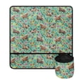 thumbnail image 2 of HELLHERO Horse Flowers Pattern Sewing Machine Pad Organizer Sewing Machine Dustproof Sewing Accessories with Storage Cylinder Fabric Polyester Sewing Machines Pad, 2 of 5