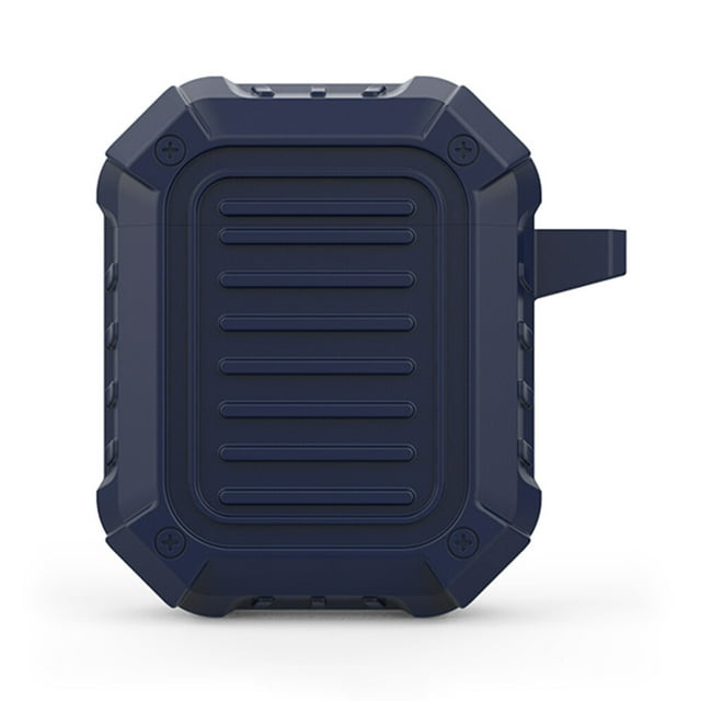 Earphone Case Silicone Cover Wireless shell earphone case Headphone Case Shell Replacement for AirPods 1/2, Blue