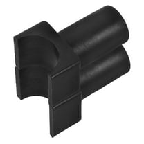 Toyvian 2Pcs Wheelchair Black Replacement Rail Guide for Transport Chairs Use