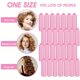 thumbnail image 2 of 43 Pieces Foam Sponge Hair Rollers Set Soft Sleeping Hair Curlers 0.59 Inch Flexible Hair Styling Sponge Curler And Stainless Steel Rat Tail Comb Pintail Comb, 2 of 4
