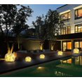 thumbnail image 5 of Luces solares para jardín YUANXCMXG Lámpara LED blanca cálida a prueba de agua, 5 of 5