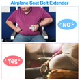 thumbnail image 5 of Extensor de cinturón de seguridad de avión, extensor de cinturón de seguridad de avión ajustable de 7-32" - Aerolíneas - Estuche de transporte gratuito, 5 of 5