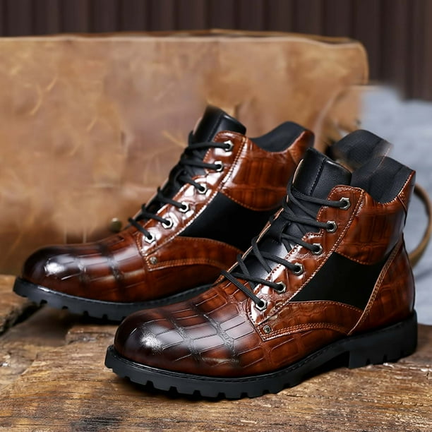 Tawop Tan Boots,Vintage Imitation Leather Men'S Boots Leather Shoes Fashionable Men'S Middle Top Boots Men Black Boots For Girls Ankle Boots For Women Low Heel - Walmart Business Supplies Tawop Tan Boots,Vintage Imitation Leather Men'S Boots Leather Shoes Fashionable Men'S Middle Top Boots Men Black Boots For Girls Ankle Boots For Women Low Heel - Walmart Business Supplies