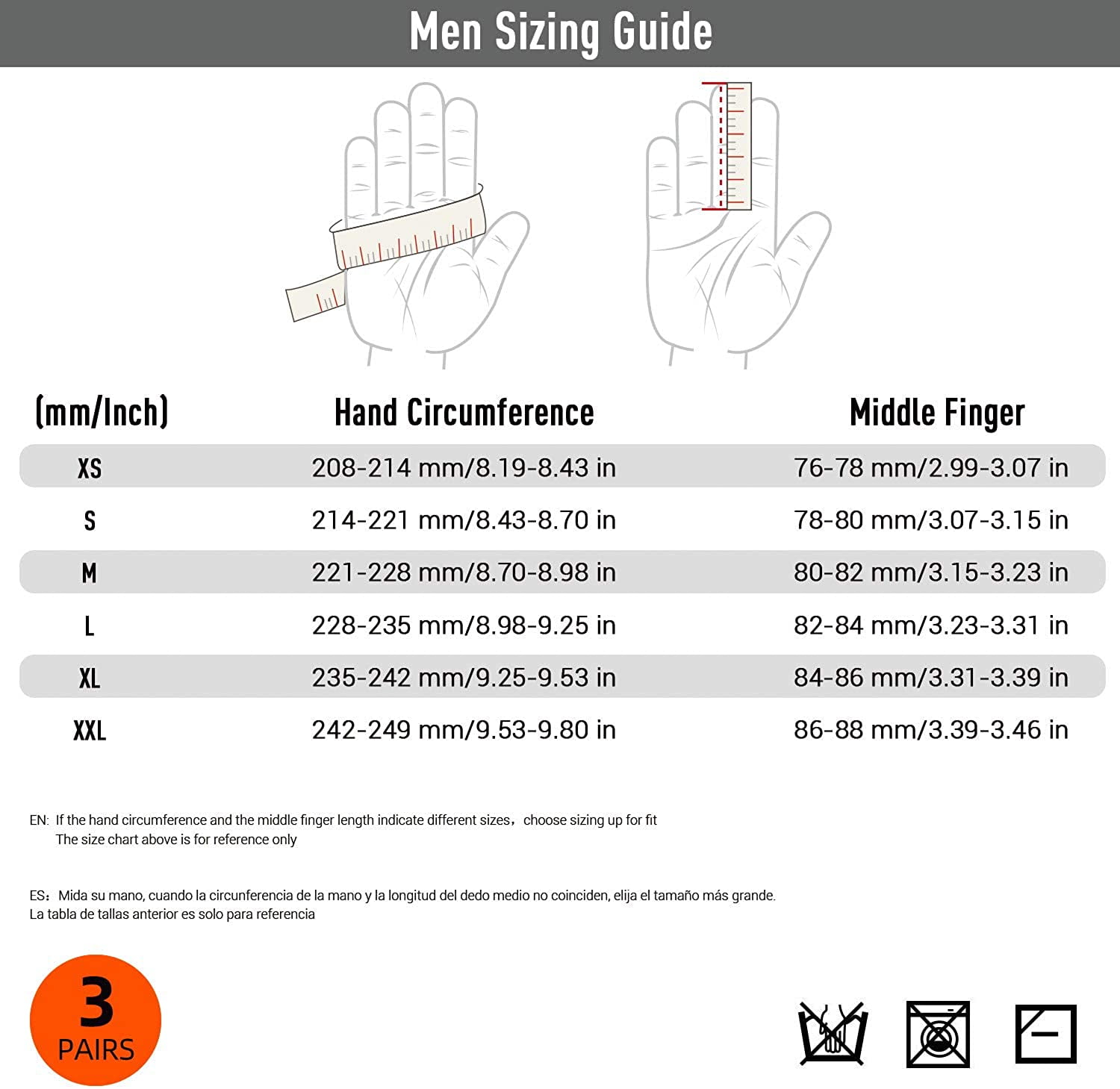 3Pairs High Dexterity Light Duty Mechanic Glove XL, Rigger Anti-Abrasion 
