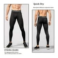 thumbnail image 2 of YUSHOW 3 Pack Mens Tights Cool Dry Compression Leggings for Men Base Layer Bottom for Sports and Gym L, 2 of 7