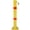 Yellow + Steel#4, variant on Steel Parking Bollard with Lock, 27.6 inch Gray Car Protection Post for Driveway, Garage, Parking Lot Security Barrier