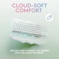 thumbnail image 3 of Logitech G G715 Wireless Gaming Keyboard, Linear Switches (GX Red) and Keyboard Palm Rest, White Mist - Keyboard - tenkeyless - backlit - wireless - Bluetooth, 2.4 GHz - key switch: GX Red Linear, 3 of 9