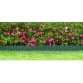 thumbnail image 5 of Evelyne Garden Border Edging: Wooden Fence Design - 16pcs Green Yard Landscaping Fence Liner Lawn Edge Barrier - 20ft Kit of Decorative Lawn Landscape Panels Elements - GMT-10374-B16, 5 of 9