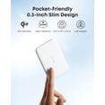 thumbnail image 2 of Anker Nano Power Bank, Ultra-Slim 5,000mAh Magnetic Wireless Charging Battery, Qi2 Certified 15W Max MagSafe-Compatible Portable Charger, Ergonomic Design, Compatible for iPhone Air/17/16 Series, 2 of 6