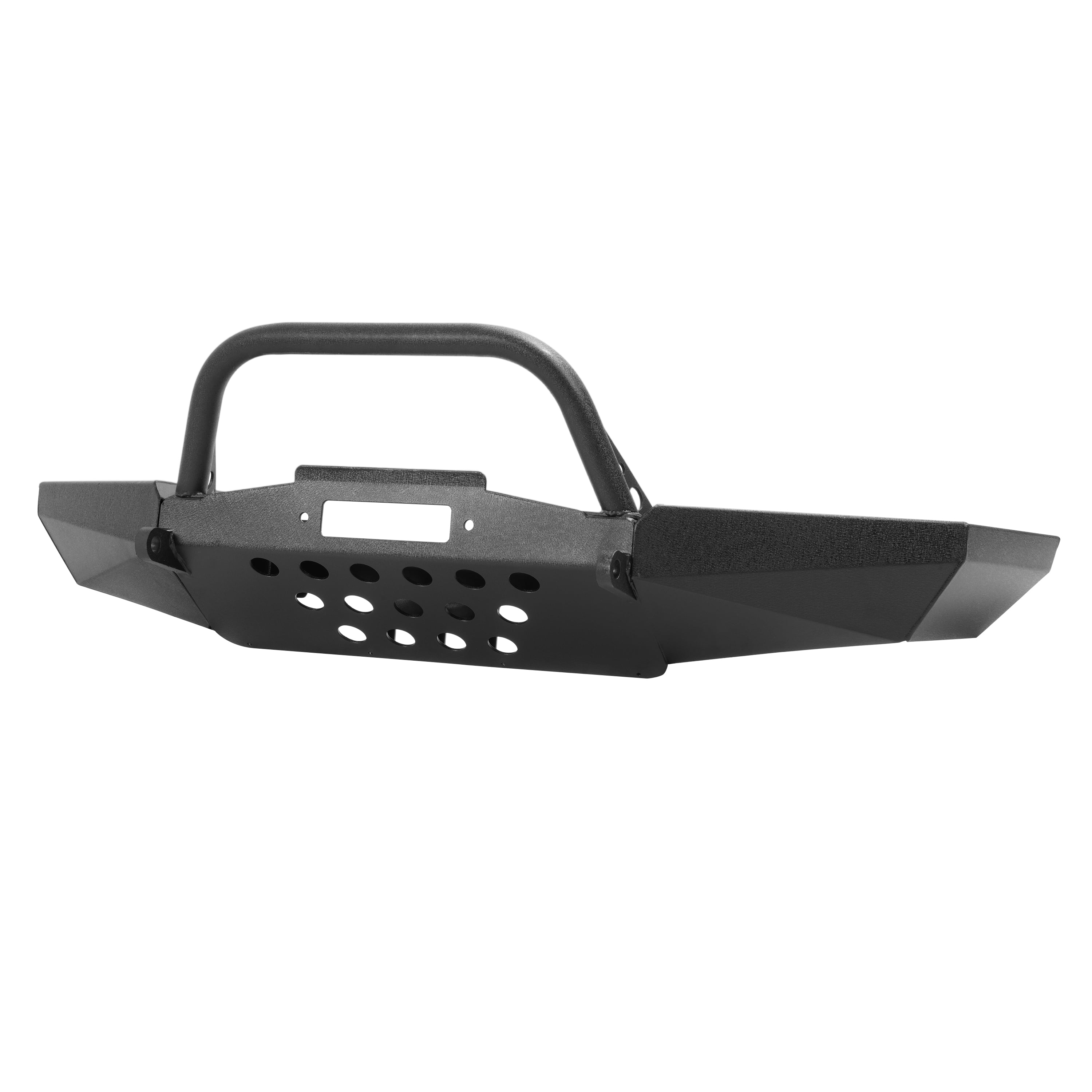 Kojem Front Bumper Assembly Compatible with 1995-2003 Ford Explorer Front Bumper Powder Coated Black Steel