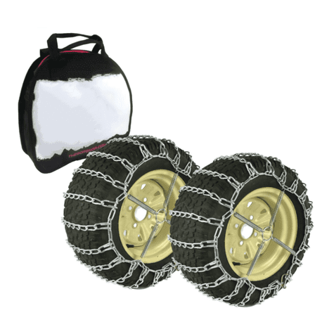 2 Link TIRE Chains & TENSIONERS 20x10x8 for John Deere Lawn Mower Tractor Rider
