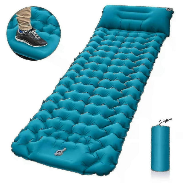 Matelas Auto-Gonflant pour Dormir au Camping : Lit de Camping Gonflable Simple Épaissi et Léger, et Tapis de Camping Double Amovible et Gonflable Compact_Perfect Gift
