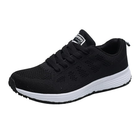 

Youmylove Men Casual Shoes Women Breathable Mesh Air Cushion Casual Lightweight Soft Bottom Lace Up Running Shoes Zapato