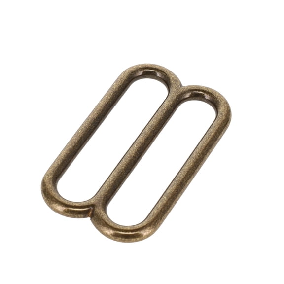 20114 Antique Brass, Double Loop, Solid Brass-LL, 1-3/4"