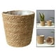 thumbnail image 4 of Macetas Revestimiento de fibra de Maceta decorativa con revestimiento de plástico impermeable Contenedores organizadores Macetas tejidas pa, 4 of 9