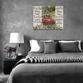thumbnail image 6 of Farmhouse Red Truck Wall Art Country Old Truck Pictures Wall Decor Rustic White Barn Painting Inspirational Quotes Canvas Christian Prints Modern Framed Home Decor for Bathroom Bedroom 16"x12", 6 of 6