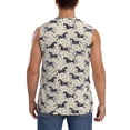 thumbnail image 4 of Balery Horse Camisetas sin mangas para hombre, absorbe la humedad y protege contra el mal olor.-X-Large, 4 of 7