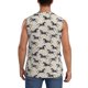 thumbnail image 4 of Fotbe Horse Men's Camiseta sin Mangas Estampada para Hombres, Playera Casual para Gimnasio, Entrenamiento, Playa-Large, 4 of 7