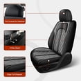 thumbnail image 2 of LAONNVIR Custom Seat Covers Fit for Subaru Impreza 2012-2025 Breathable Leather Front Back Seat Car Seats Cover(Black&Grey), 2 of 9