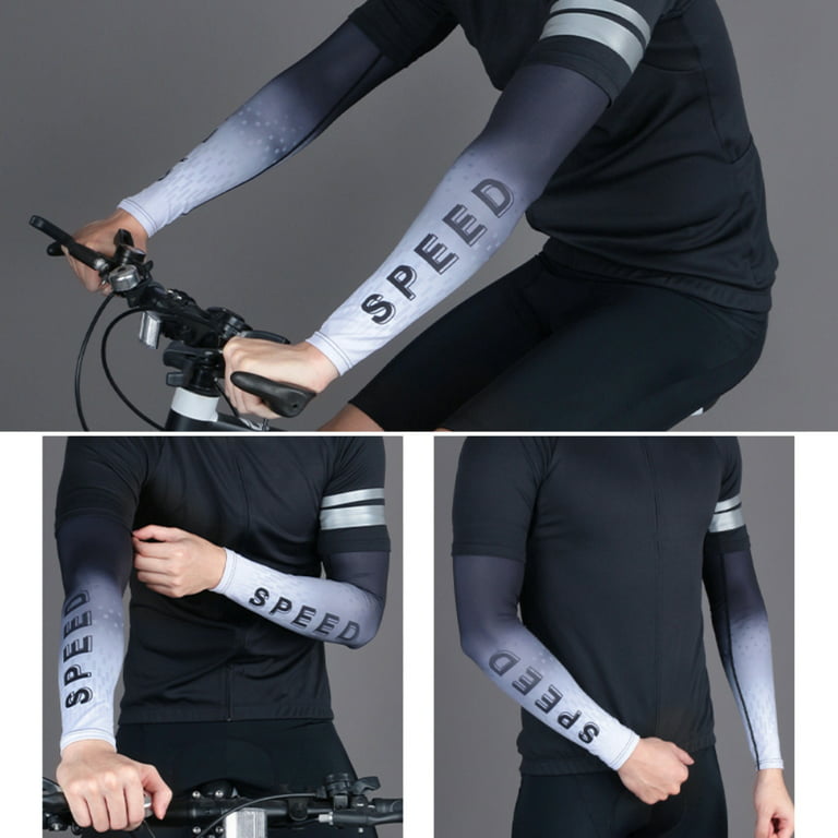 Magazine Sleeves To Cover Arms for Cycling UV Protection Sunshade Hand  Elbow Covers 1 Pair 