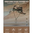 thumbnail image 4 of Manunclaims Sun Hat for Men/Women, Summer UV Protection UPF 50+ Camo Boonie Hat for Fishing Hiking Garden Safari Beach, 4 of 8