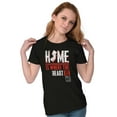 thumbnail image 3 of New Jersey Home is Where the Heart Is Womens Slim Fit Graphic Tee Brisco Brands S, 3 of 5