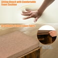 thumbnail image 6 of Costway 2-tier Shoe Bench Storage Shoe Rack Organizer Cabinet with Cushion for Entryway, 6 of 11