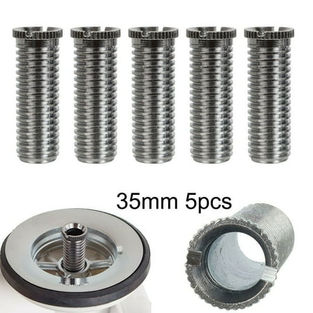 

Goodhd 1/2/5pc 35mm 45mm Kitchen Sink Basket Strainer Waste Threaded Screw Connector