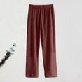thumbnail image 2 of JJHGVB Fuzzy Pajama Pants Fluffy Pants Pajama Pants Women Plus Size Work Out Pants for Womens Athletic Pants for Women Womens Pants Dressy Casual Womens Sweatpants Wine One Size, 2 of 3
