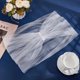 thumbnail image 3 of Chales de tul blanco Chal de tul de un solo hombro Capas de novia desmontables, 3 of 9