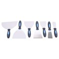 thumbnail image 1 of Stainless 7PCS Putty Scrapers Stainless Steel Spatula Set with Storage Bag for Repairing Drywall Applying Plaster Removing Wallpaper, 1 of 7