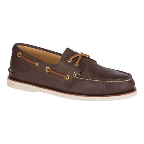 SPERRY TOP-SIDER MEN'S A/O 2-EYE SUEDE BURGUNDY BOAT SHOES SIZE 11 