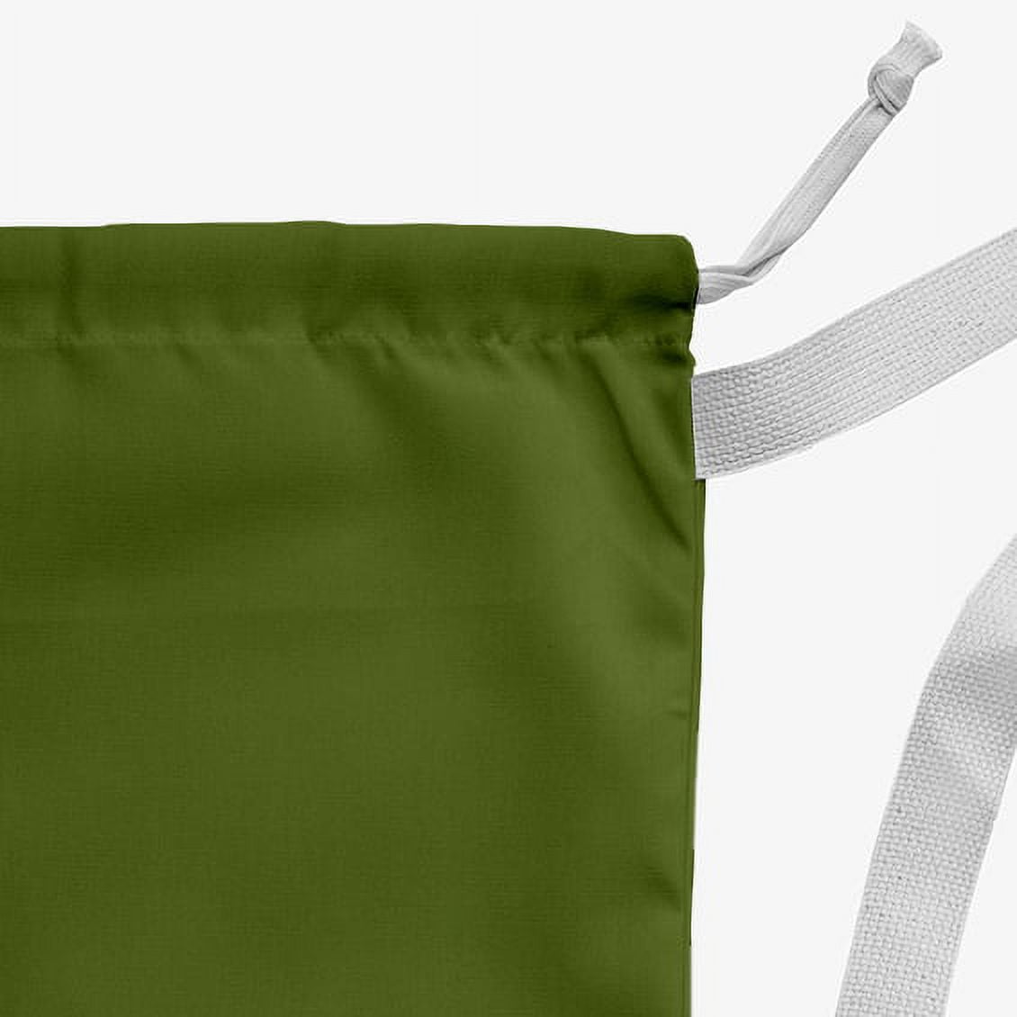 Simply Daisy Peace 28 x 36 in Fern Green Laundry Bag