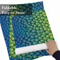 thumbnail image 6 of Abstract Peacock Texture Placemats Set of 6,Wipeable Washable Table Mats for Dining Tables, Green Blue Yellow Place Mats for Kitchen Event Party Tabletop Decor, 6 of 9