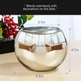 thumbnail image 4 of Cubicle Mirror 6Inch Convex Mirror Vase Cubicle Decor Desk Security Mirror to See Behind You, Stylish Glass Rearview, 4 of 10