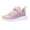 Pink, variant on Girls Tennis Shoes Lightweight Breathable Sneakers, Casual Walking Slip On Running Shoes for Toddler Kids Barefoot Wide Design