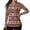 Aztec, variant on Jeiento Long Sleeve Women's Golf Shirts, Ghost Bat Pumpkin Halloween Tops, V Neck Moisture Wicking Quick Dry Lightweight Top for Halloween Outdoor Sports, Golf and Workout