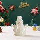 thumbnail image 4 of Herunwer Lighted Ceramic Christmas Tree Snowman Decor Gift Porcelain Ceramic Figurines with Lights for Table Centerpiece Mantel Tabletop Fireplace Xmas Holiday, 4 of 6