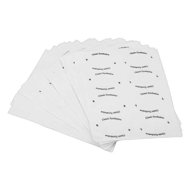 Kit de 24 plantillas para delineador de ojos y cejas, almohadillas para plantillas de maquillaje de ojos profesionales, herramienta de maquillaje rápido para maquilladores principiantes