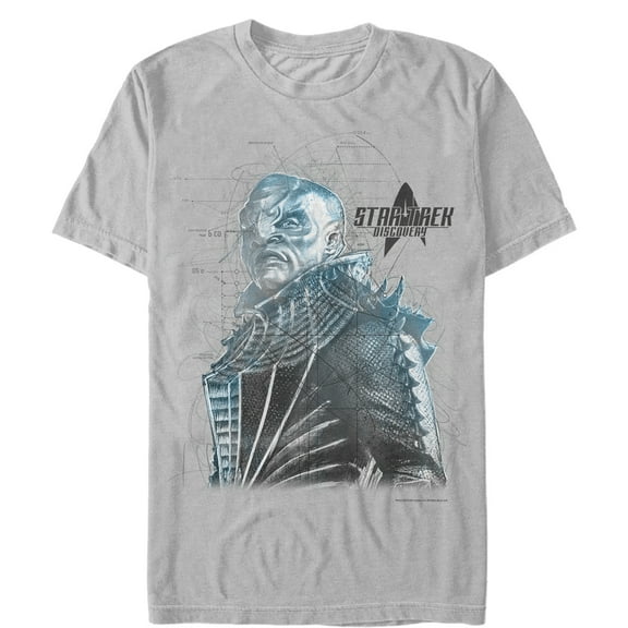 Men's Star Trek: Discovery T'Kuvma The Messiah To Unite Us  Graphic Tee Silver 2X Large