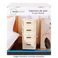 thumbnail image 2 of Cajonera de Piso Mainstays Plástico 4 Cajones con Ruedas Beige, 2 of 2