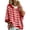 Red, variant on Pullover Sweaters for Women Oversized Knit Hooded Sweaters Fall Clothes for Women 3/4 Batwing Sleeve Striped Trendy Lightweight Casual Drawstring Sweater Pullover Red L