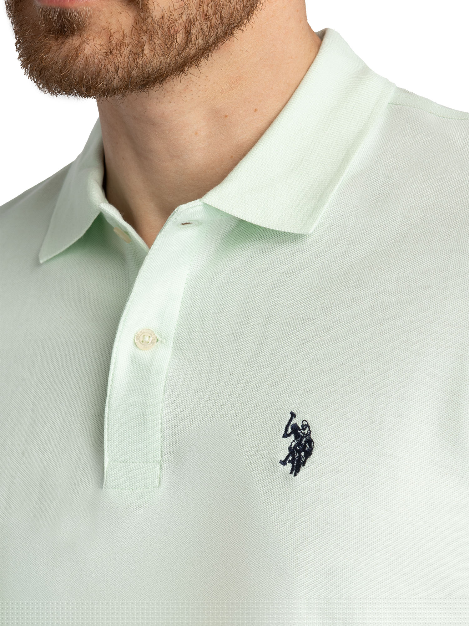 thumbnail image 3 of U.S. Polo Assn. Men's Slim Fit Pique Polo Shirt, 3 of 5