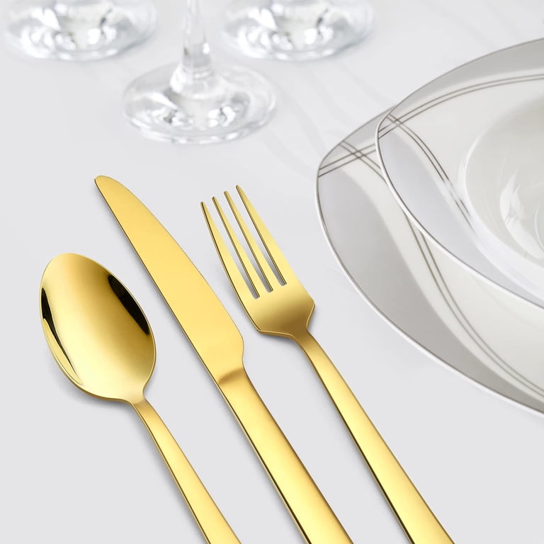 Vesteel 20-Piece Gold Stainless Steel Flatware Set photo 7