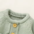 thumbnail image 6 of Baby Rompers Caps Clothes Sets Newborn Girl Boy Knitted Jumpsuits Outfits Autumn Winter Long Sleeve Toddler Infant Overalls 2pcs, 6 of 6